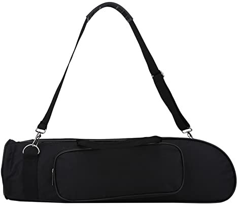 Trompetentasche, gepolsterte Trompetentasche aus Oxford-Stoff, kleine Trompeten-Gig-Tasche, verdickte wasserdichte Trompeten-Tragetasche mit Schultergurt (Schwarz)