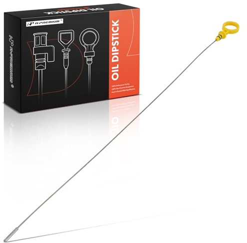A-Premium L6 4.2L Engine Oil Dipstick Compatible with Chevy, GMC, Buick, Isuzu, Oldsmobile, Saab Model - Trailblazer EXT, Envoy XL XUV, Rainier, Ascender, Bravada, 9-7X, Oil Measuring Rod Dip Stick