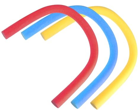 BESTonZON Lot De 3 Nouilles Flottantes pour Piscine Bâtonnets en Mousse Gonflables Jouets De Bain pour Bébé Aux Couleurs Vives Parfaits pour Jouer À La Piscine