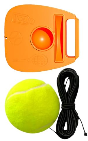 Allenatore di tennis, palla da tennis su corda, per l'allenamento del tennis, rimbalzo portatile, palla da tennis, palla per il rimbalzo da tennis con palla a corde, attrezzo da allenamento per
