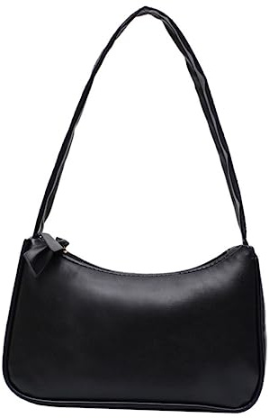 LIGIGWASH Pu Einschultertasche Damen Klein mit Reißverschluss Modische Umhängetasche für Freizeit und Shopping Leichte Schultertasche für Damen