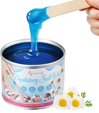 Beauty7 Zuckerpaste mit Kamille Sugaring Paste für die Haarentfernung an Körper Gesicht Intimbereich Sugar für Haarentfernung Zuckerpaste für Sugaring Warmwachs Enthaarungsmittel 400g