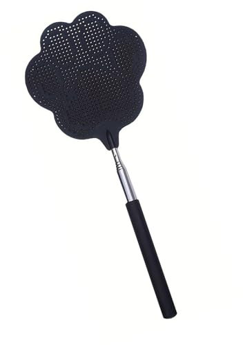 Tapette à Mouches, Tapette à Mouches Extensible, Tapette à Mouches télescopique Manuelle, Anti-Mouches, Moustiques et Insectes