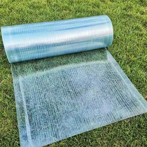 GQZJY 0,8 mm genomskinliga polykarbonatpaneler för UV-beständiga plasttak för växthus, verandor och utomhusbruk, genomskinliga takpaneler (Storlek: 1 × 4 m, Färg: 0,8 mm)