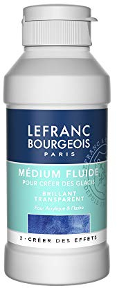 Lefranc Bourgeois 300662 LB Glänzendes Flüssiges Medium 250ml Malmittel, Transparent, 250 ml (1er Pack)