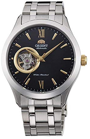 Orient Herren Analog Automatik Uhr mit Edelstahl Armband FAG03002B0