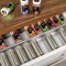 ORGA-BOX® Gewürzgläsereinsatz Gewürzdoseneinsatz / 526 x 28 x 474 mm/schiefergrau/für 60er Korpusbreite