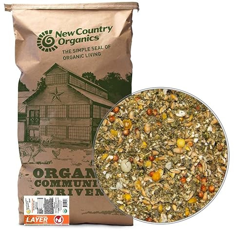 New Country Organics I Pastured Perfect Layer Feed for Laying Hens | Corn-Free and Soy-Free | 17% Protein | Certified Organic and Non-GMO | 40 lbs