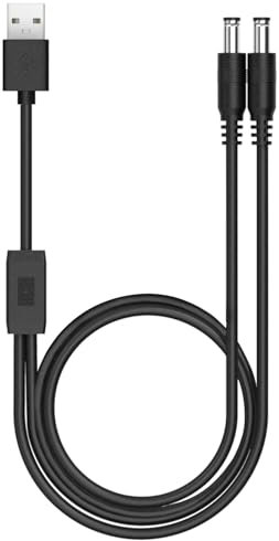 Ladegerät Kompatibel mit DogRook Hundehalsband, USB Ladekabel für IHPUKIDI Anti Bell Hundehalsbänder, 2 in 1 Ladekabel-Netzteil