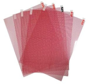 CJMUQHEHH 2 protectores de pantalla transparentes, A4 HD, universales, para recortar, para GPS, cámara, reloj, tableta, antihuellas, resistente a los arañazos