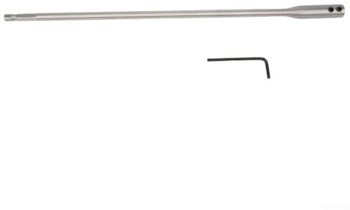 Set di 2 barre di estensione per punte da trapano, 150 mm, 300 mm, con codolo esagonale, con kit di chiavi e accessori per utensili elettrici (300 mm)