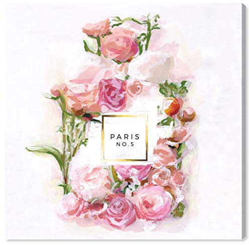 The Oliver Gal Artist Co. Fashion and Glam Wall Art Canvas Prints 'Blush Bouquet Paris'