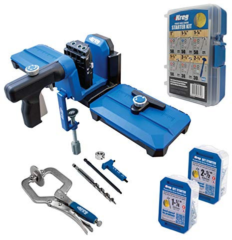 Kreg Pocket-Hole Jig 520PRO and Docking Station with SK04 Starter Pocket Hole Screw Kit