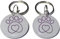 Kompatibel/Ersatz für Petsafe für Microchip RFID Halsbandanhänger Disc Key (2 Stück)
