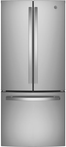 GE GNE21FYKFS 20.8 cu ft. French Door Refrigerator in Fingerprint Resistant Stainless Steel