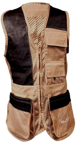 NICA Design6 2.0 Shooting Vest- Right Hand- Khaki (as1, alpha, l, regular, regular)