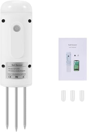 Darmlly Tuya Zigbee fuktmätare temperatur fuktighet testare växtmonitor IP67 detektor äård