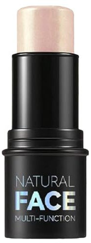 Juego de 3 piezas de barra de contorno facial, barra de ajuste de contorno con bronces antiguos y tonos de rubor, cobertura duradera y protección contra el sudor (#1, 40 gramos)