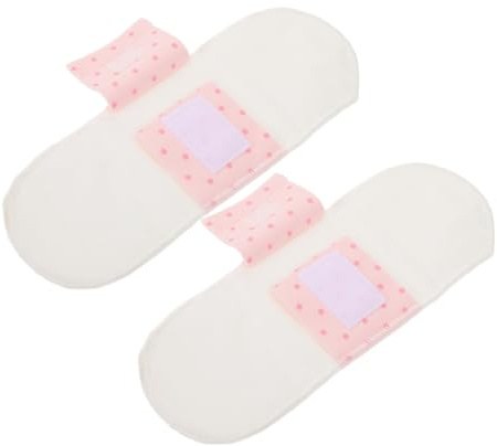 ELAYARD 2 piezas Compresas Menstruales Lavables de Algodón para Embarazadas Reutilizables y Transpirables Protección Nocturna para Flujo Abundante de Unidades