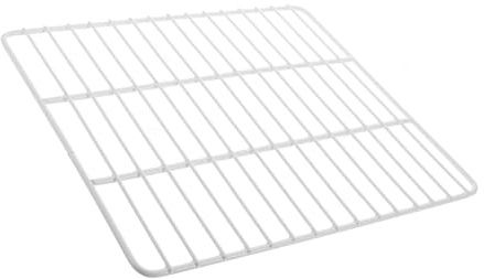 HOOTNEE Divisore per Frigorifero in Filo Metallico 45x40 Cm senza Protezioni, Ripiano Metallico per Congelatore Resistente, Organizer Salvaspazio per Uso Domestico e Commerciale