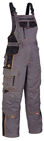 Arbeitslatzhose Sicherheitshose Arbeitshose Kombihose Grau Ardo (VIS-LAT-GRAU) (62)