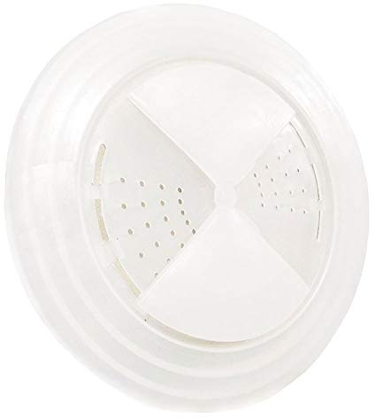 Eurotel Coperchio piatto e piatti forno a microonde, triangoli rimovibili, 32 fori di scarico, diametro 15-20 cm