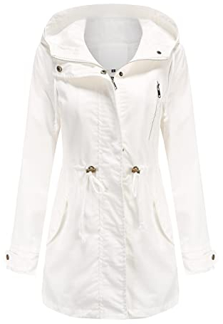 Regenmantel Damen, Regenjacke Damen Wasserdicht Leicht Regenmantel Windbreaker Packbar Dünne Regenjacken Windjacke mit Kapuze Damen Schuhe Pulli Kleider Damen Jojolikes Damen Sweatshirt Strick
