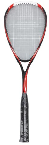 Squash Racquet, Carbon Lightweight Beginner Squash Racket with Carry On Cover and Strings, Squash Racket for Gym Park School Training All Skill Levels (Pink)