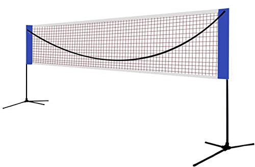 Multi-Sport-Combo-Netz, Tennisnetz mit robuster Tragetasche, tragbares Multi-Sport-Combo-Netz, einfach einzurichten. Rollen Sie EIN Netz für Tennis oder Badminton