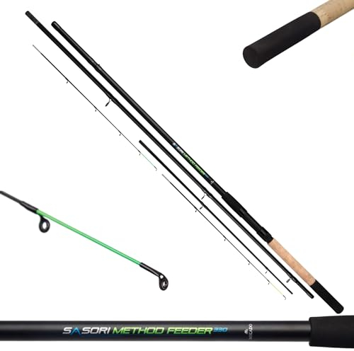 Mikado SASORI Method Feeder Feederrute 3,60m/298g/Wg.<80g Grundrute Feeder Rute