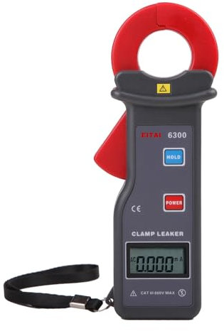EITAI6300 Digital Leakage Low Current Clamp Meter, 1uA Resolution, 0.001mA-60A, 30mm x 25mm, Manufacturer Direct Sales, High Precision Amp Clamp Meter, High Accuracy