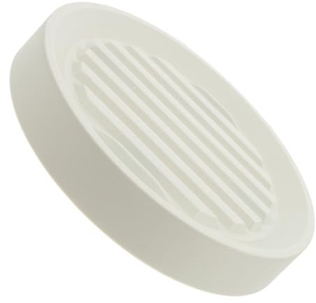 Toyvian Support Mobile pour Pots De Fleurs à roulettes Universelles Blanc, Plateau D'humidité Épais Rond, Base Robuste pour Plantes D'intérieur Et Extérieur