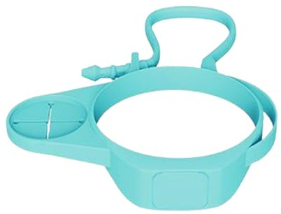 Porta bottiglia d'acqua da palestra, supporto magnetico per telefono con cinghie per bottiglie d'acqua, accessori per fitness, escursionismo, pendolarismo, passeggiate, corsa, ciclismo, sport, Blu