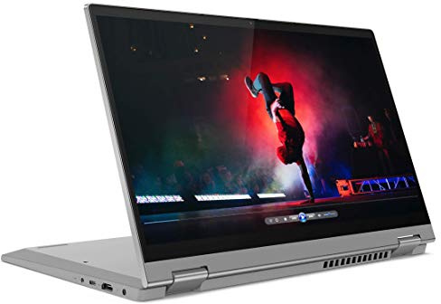 Lenovo IdeaPad Flex 5 Notebook Convertibile - Display 14 FullHD Touch IPS (Processore AMD Ryzen 7 5700U, 512GB SSD, 8GB RAM, Fingerprint, Windows 10) Lenovo Digital Pen, Grigio (Platinum Grey)