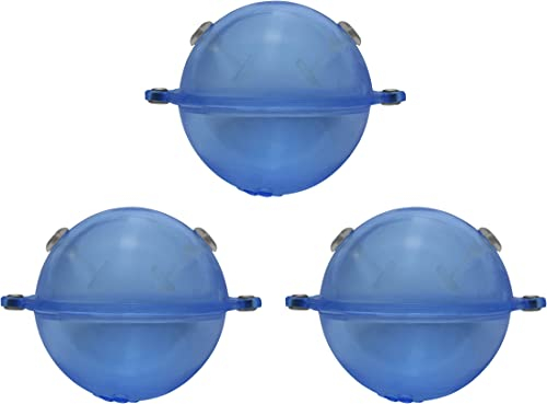 Storfisk fishing & more 3er Set Wasserkugeln Schleppposen Schwimmkugeln zum Raubfischangeln, rund, Farbe :Blau, Tragkraft Posen:8 Gramm
