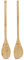 Culinare Naturals | C70019 | Ensemble de Cuillère en Bois de Bambou | 2 Pcs | 31 cm x 6 cm