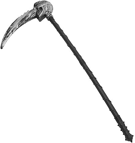 NOLITOY Faucille d'halloween De Faux De La Mort Accessoires De Costume De Faux Faucille De Faucille Squelette Artificielle Cosplay Faucille Vêtements Se Réconcilier Bal De Plastique