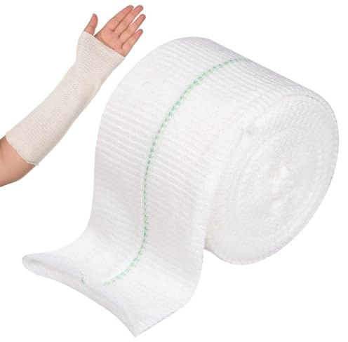 Tubular Bandage Elasticated Tubular Bandages Washable Support Sprain Bandage Conforming Retention Bandages for Small Limbs Wrist Elbow 5CM X 5M
