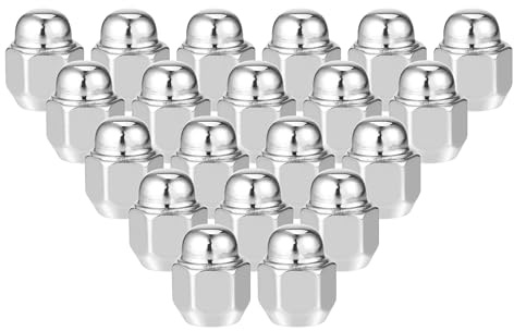 VekAuto 20 Pcs Tuercas Antirrobo de Rueda Compatibles para Hyundai Santa, Duradero M12X1.5