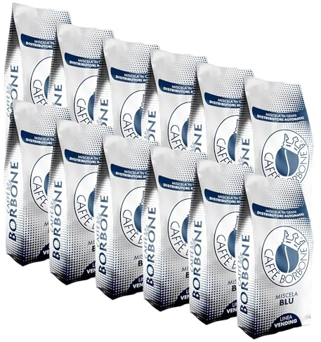 Granos de Café Mezcla AZUL Caffè Borbone 1 kg x 12