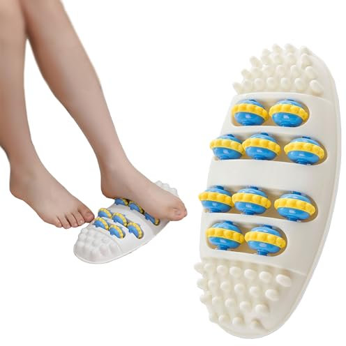 CBRVTY Rullo massaggiante per piedi portatile, massaggiatore per piedi per stimolare la circolazione dei piedi, per ridurre lo stress, può essere utilizzato in acqua