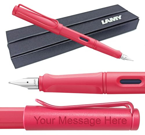 Füllhalter LAMY safari - personalisiert mit Gravur (breite Feder, Sonnenuntergang (2025 Special))