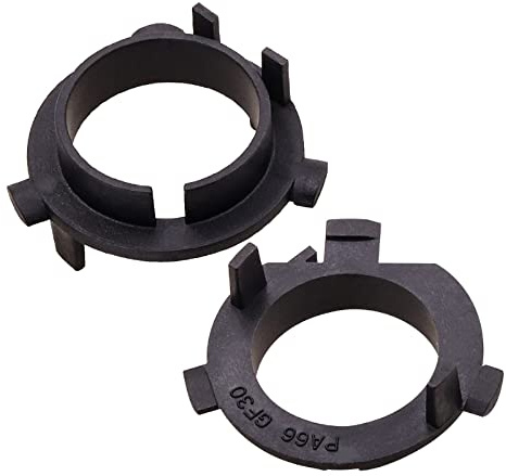 YnGia H7 LED-Scheinwerfer-Adapter, 1 Paar H7 LED-Lampen-Halterungs-Clip, Halter-Fassung, passend für K-I-A K3/K4/K5 S-orento C-EED 2012–2013 H-yundai V-eloster C-oupe S-anta F-e