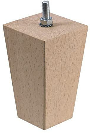 Hettich Möbelfuß Vasio 70 x 70 x 120mm Buche