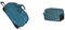 travelite Trolley Reisetasche Größe XL, Gepäck Serie Kick Off & Handgepäck Kosmetiktasche, Gepäck Serie Kick Off: Praktische Kulturtasche für Urlaub und Sport, 26 cm, 5 Liter