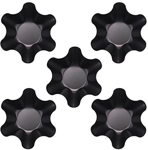 Dovhmoh Non-Stick Fluted Tortilla Shell Pans Taco Salad Bowl Makers, Non-Stick Carbon Steel, Set Of 4 Tostada Bakers