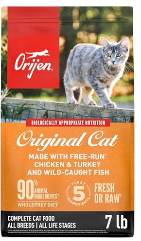 ORIJEN Grain Free High Protein Premium Dry Cat Food Original Recipe 7lb Bag