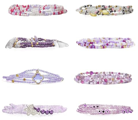 YARBAR 8 pezzi colorati catena in vita per il corpo catena elastica in vita per la pancia per le donne