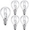 SCNNC E14 G45 lampe 28W Dimmbar 230V, lampe E14 28W Warmweiß 2700K, Classic Klar G45 E14 Tropfenform für Deckenleuchte, Wandlampe, Stehlampe, 5 Stück