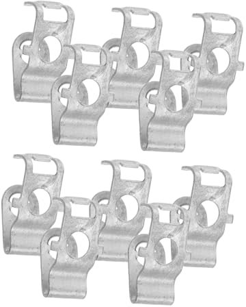 TOPPERFUN 10piezas Tornillos De Expansión Para Placa De Matrícula Tuercas De Metal De Reparación Para De Automóvil